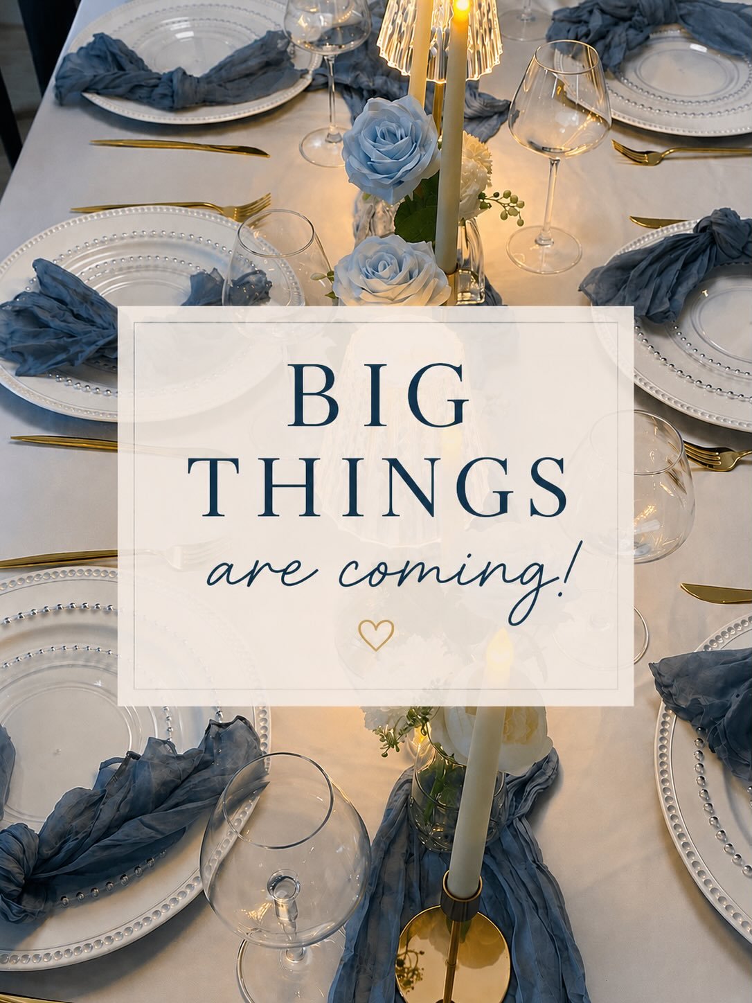 Big things are coming! We&rsquo;ve been busy building our new website and refreshing our catalog to create a better experience for you. Excited for what&rsquo;s to come &mdash;stay tuned. ✨

#eventd&eacute;cor #tampaweddings #tampacelebrations #small
