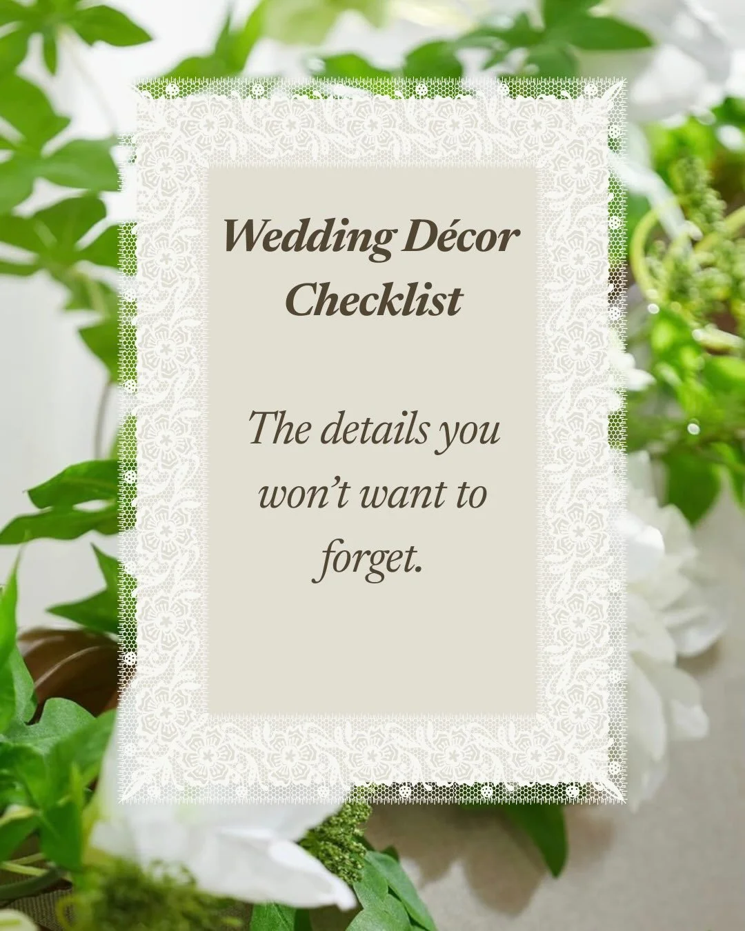 Your decor checklist can get long really quickly. From the little finishing touches to making sure everything looks just right, we&rsquo;re here to handle the details behind the scenes so you can be present for the moments that matter. Let us take ca