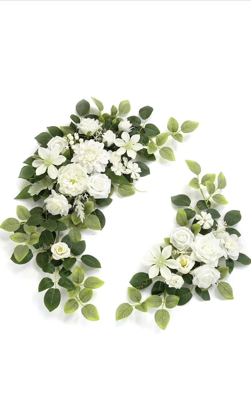 Pack of 2 Wedding Flowers, Reception Entrance, Welcome Sign, and Background Decoration ($10)