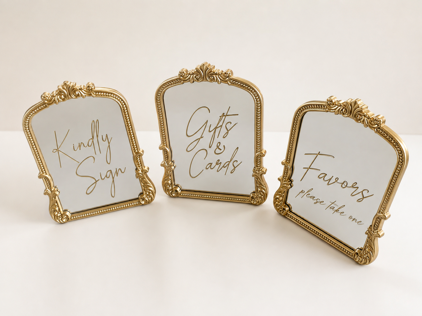 Mirror Signs - $3 each 
