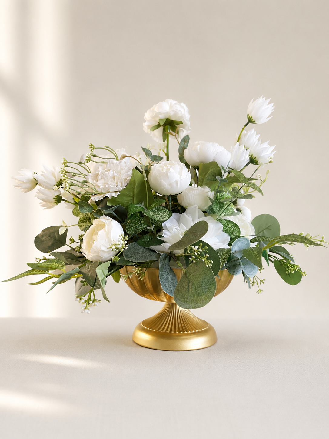 Compote Bowl Vases for Centerpieces 7" Urn Vase - $15