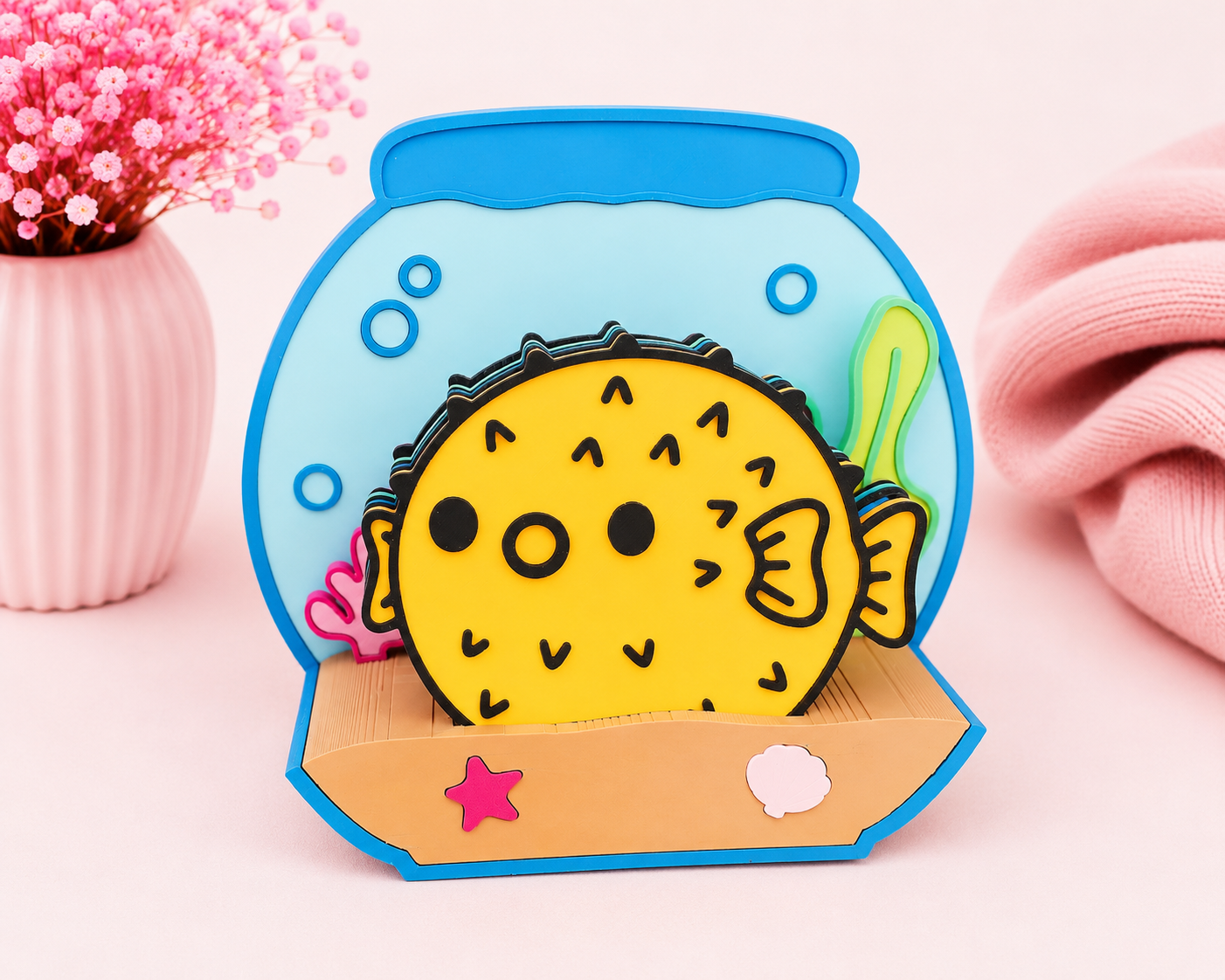 Pufferfish Coasters