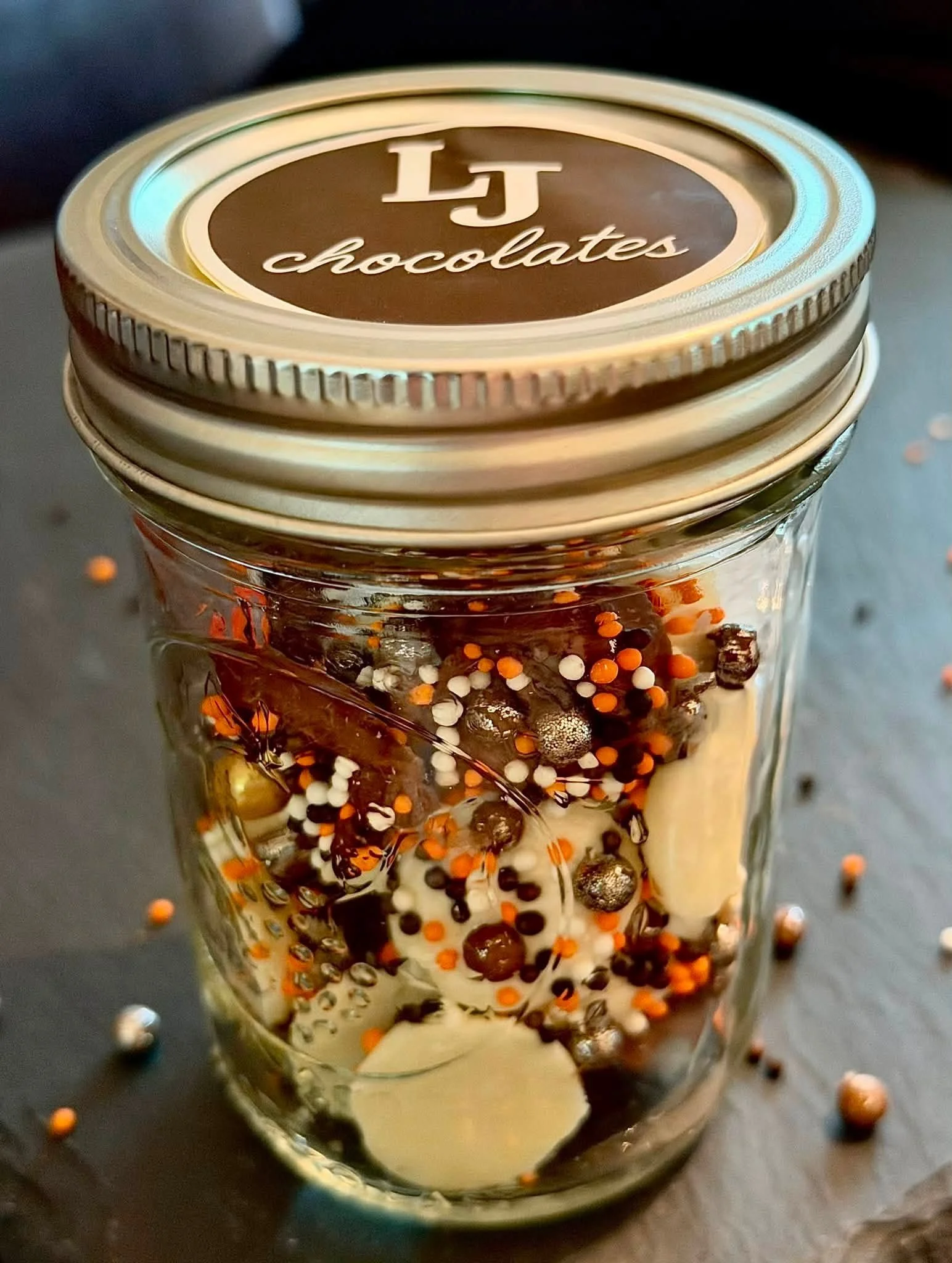 Fall-inspired Mason Jar