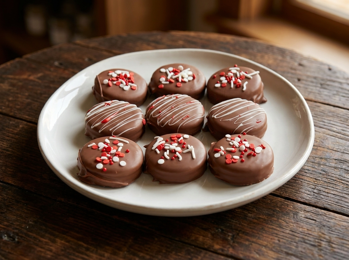 Dozen Chocolate Dipped Oreos