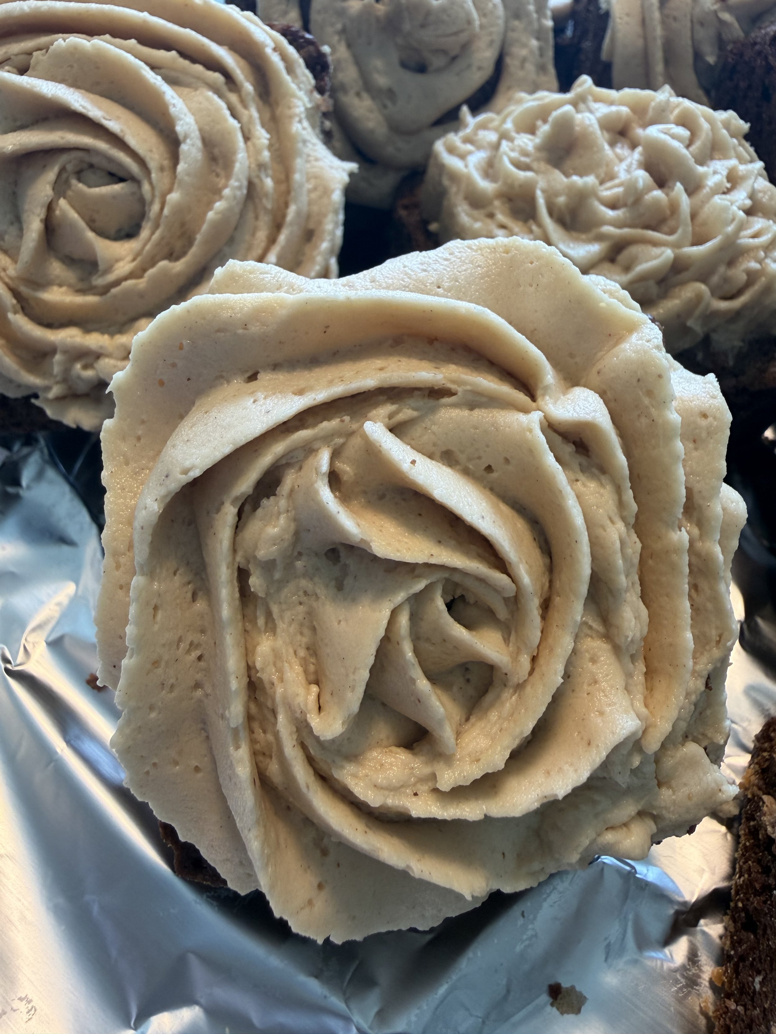 Chocolate Cupcakes with Peanut Butter Icing