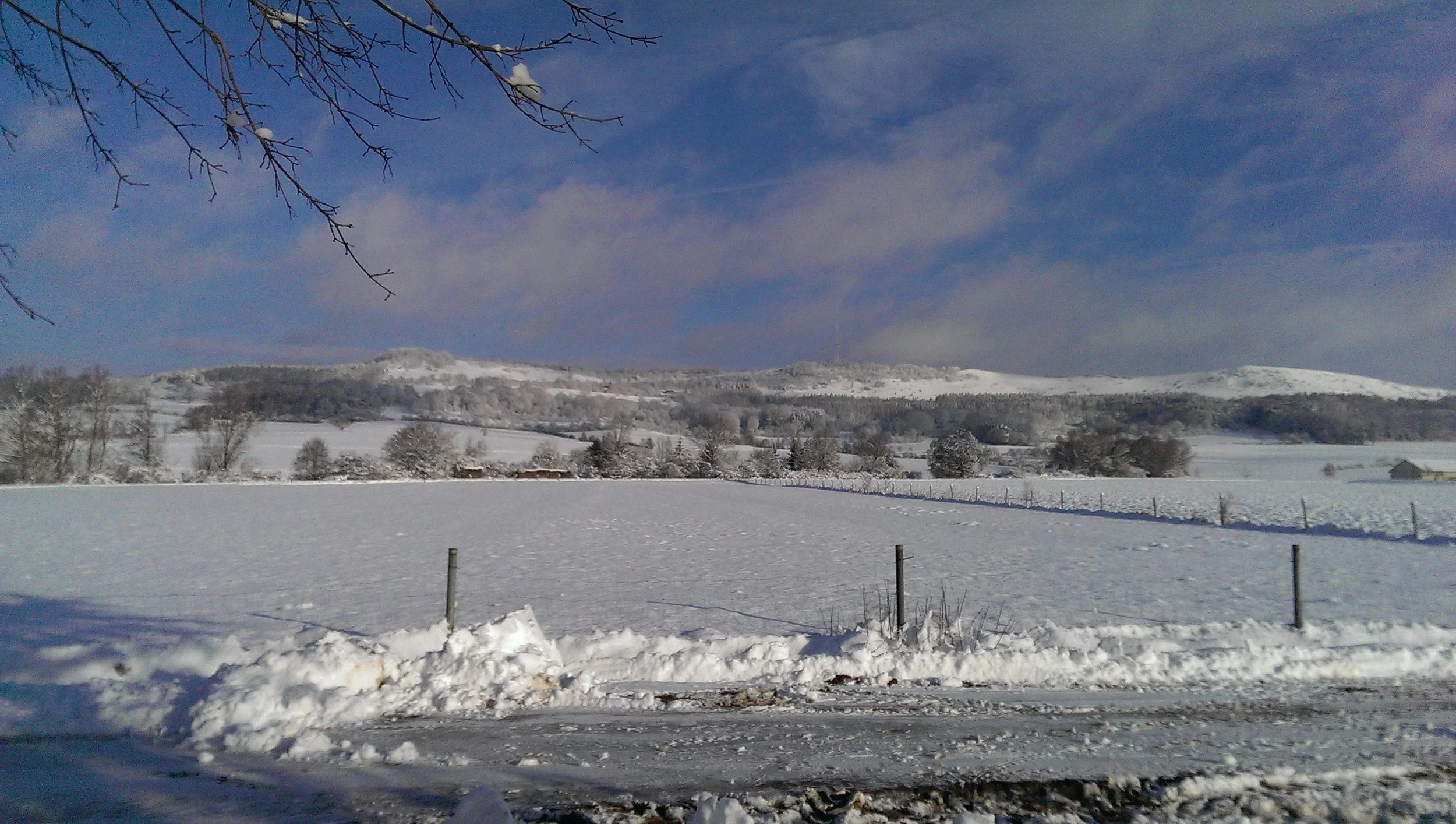Hesselberg im Winter