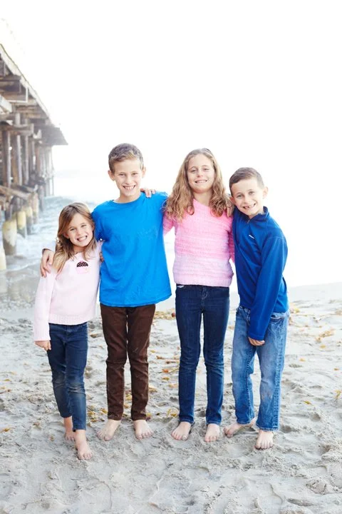 San Diego Family Photography - beach side photo shoot