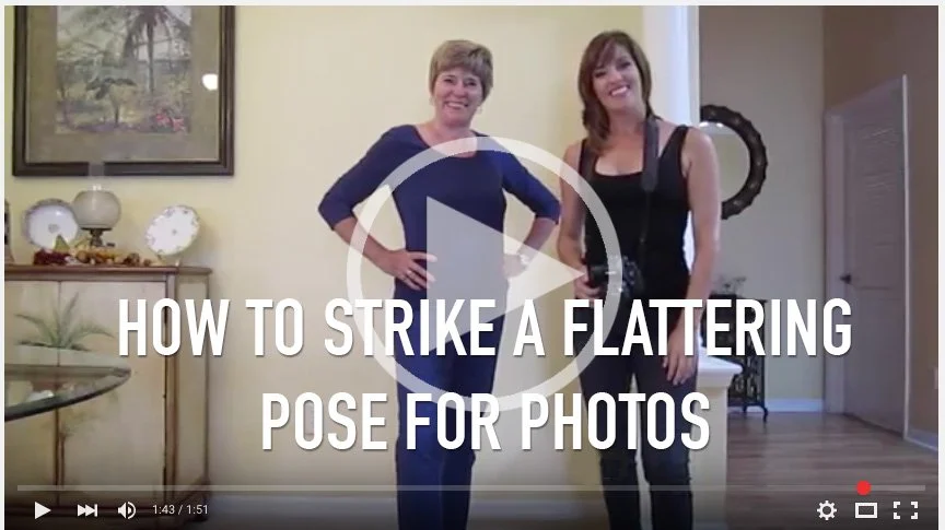 Video Tip: How to strike a flattering pose in photos