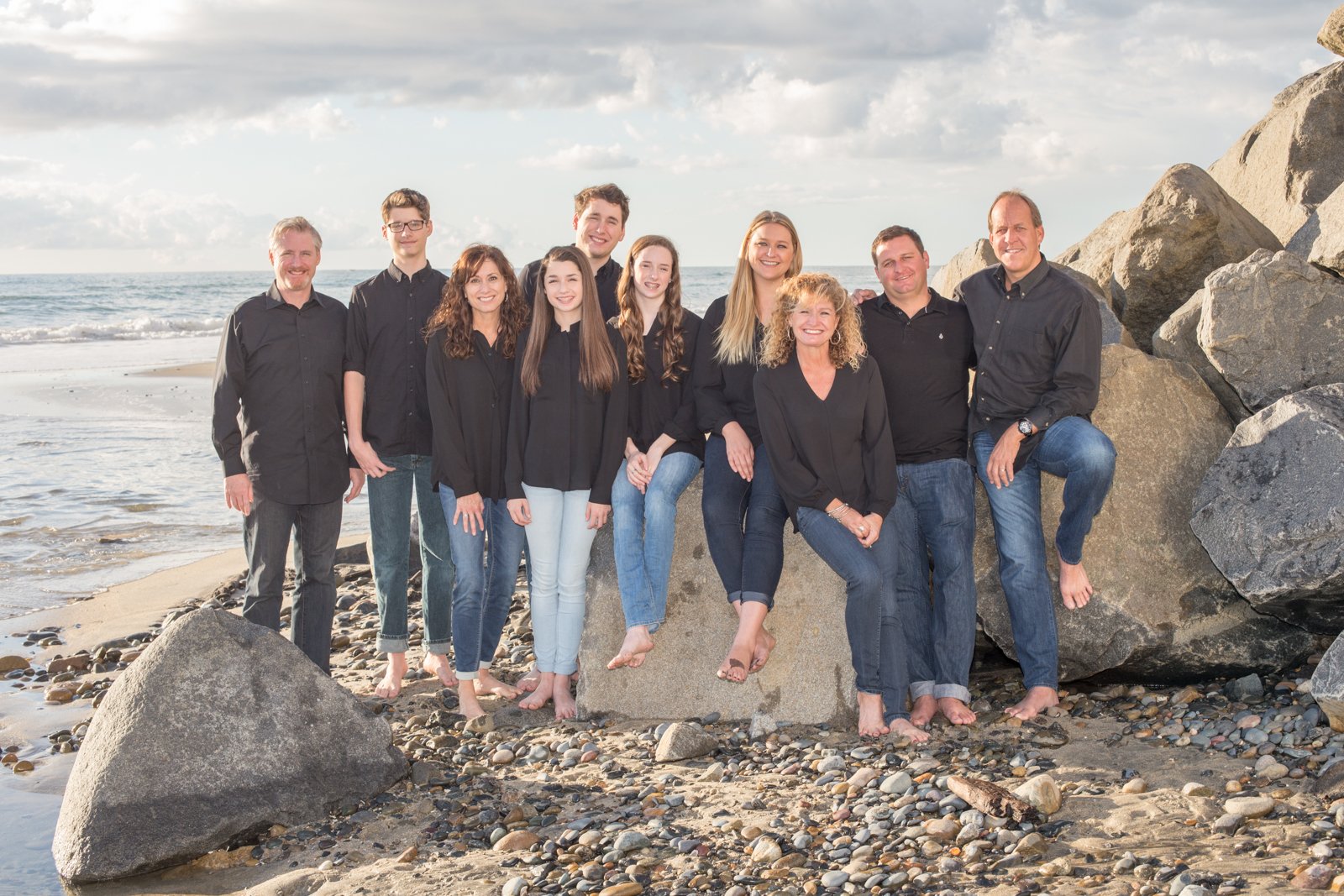 Family beach photoshoot in Oceanside | Marcy Browe Photography