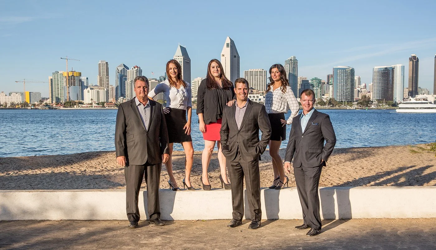 San Diego real estate team portraits