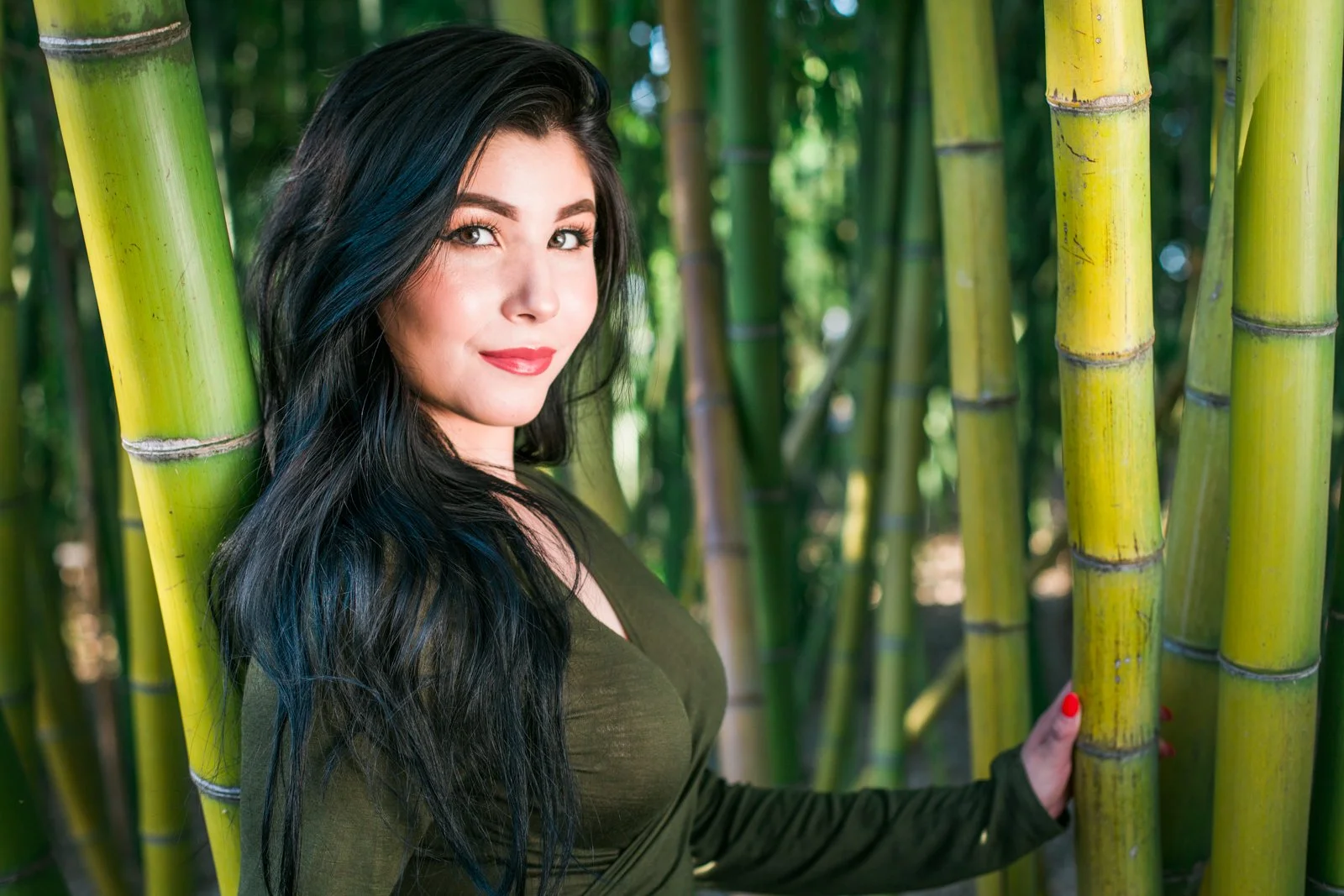 HS Senior Portrait | Jazmine | San Diego Botanical Garden