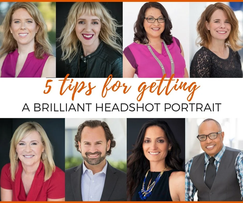 5 tips for getting a brilliant headshot portrait  |  San Diego branding photographer