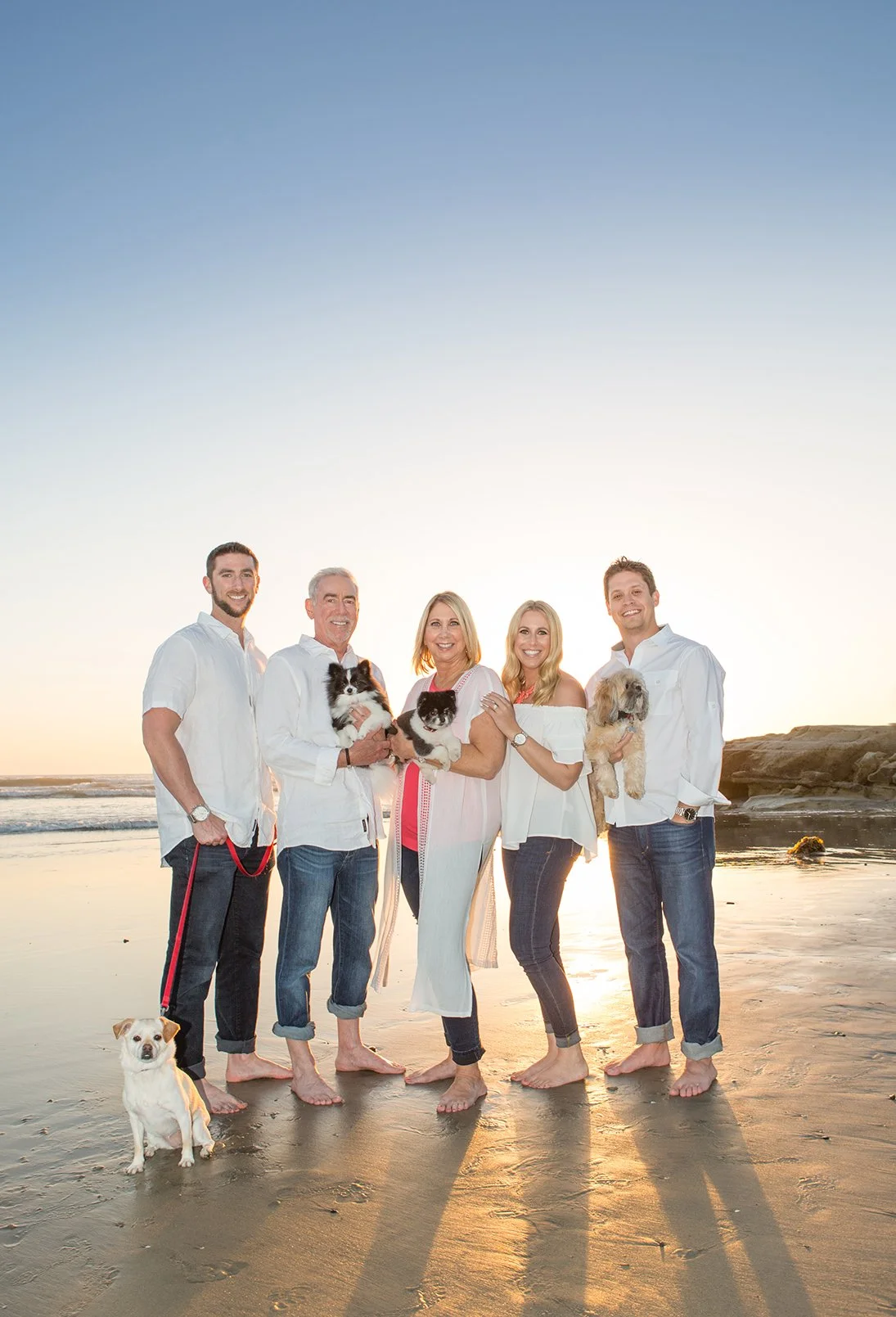 Family Photos on the beach in Del Mar | Marcy Browe Photography