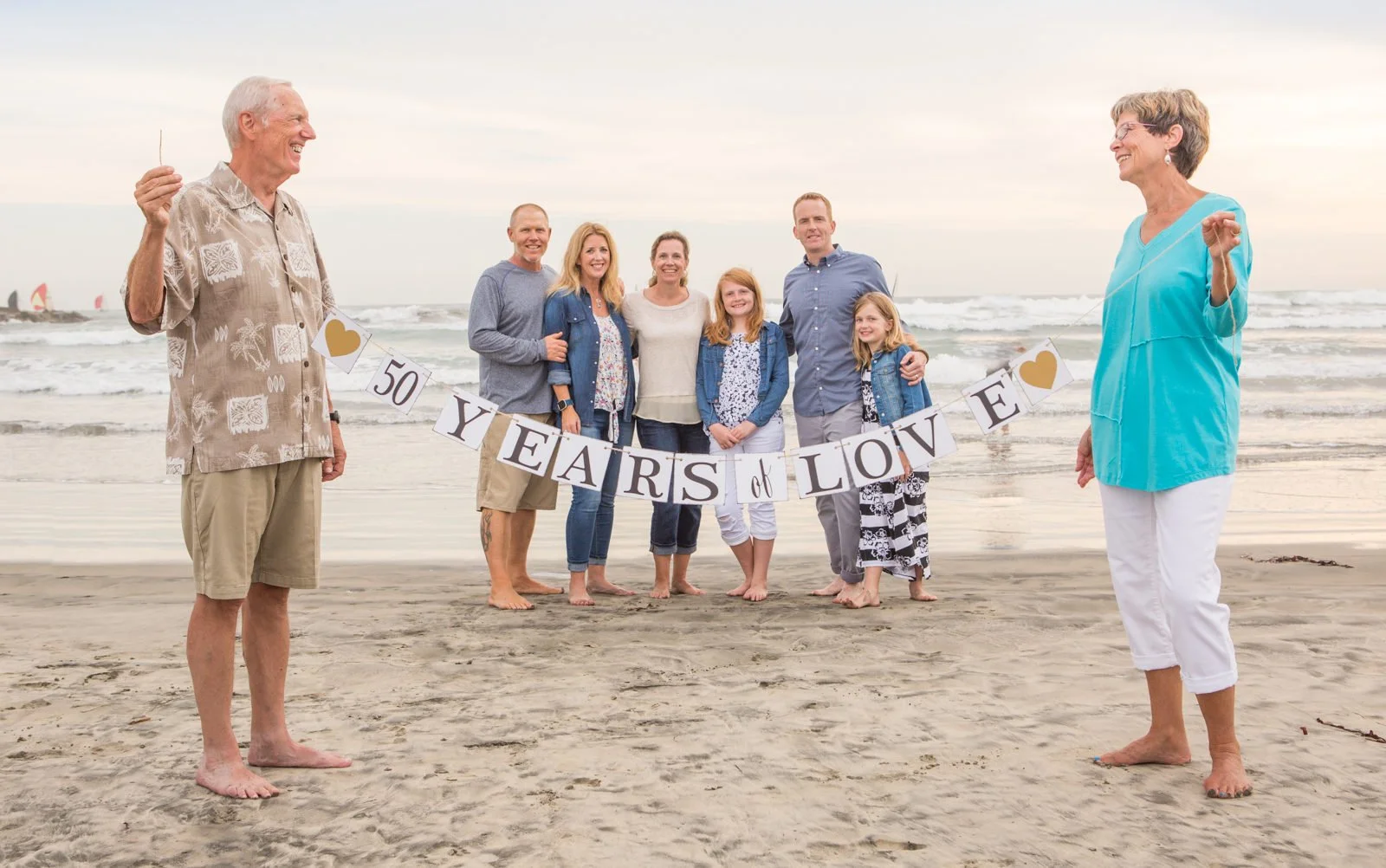 Family photos on the beach in Oceanside | Benoit Family