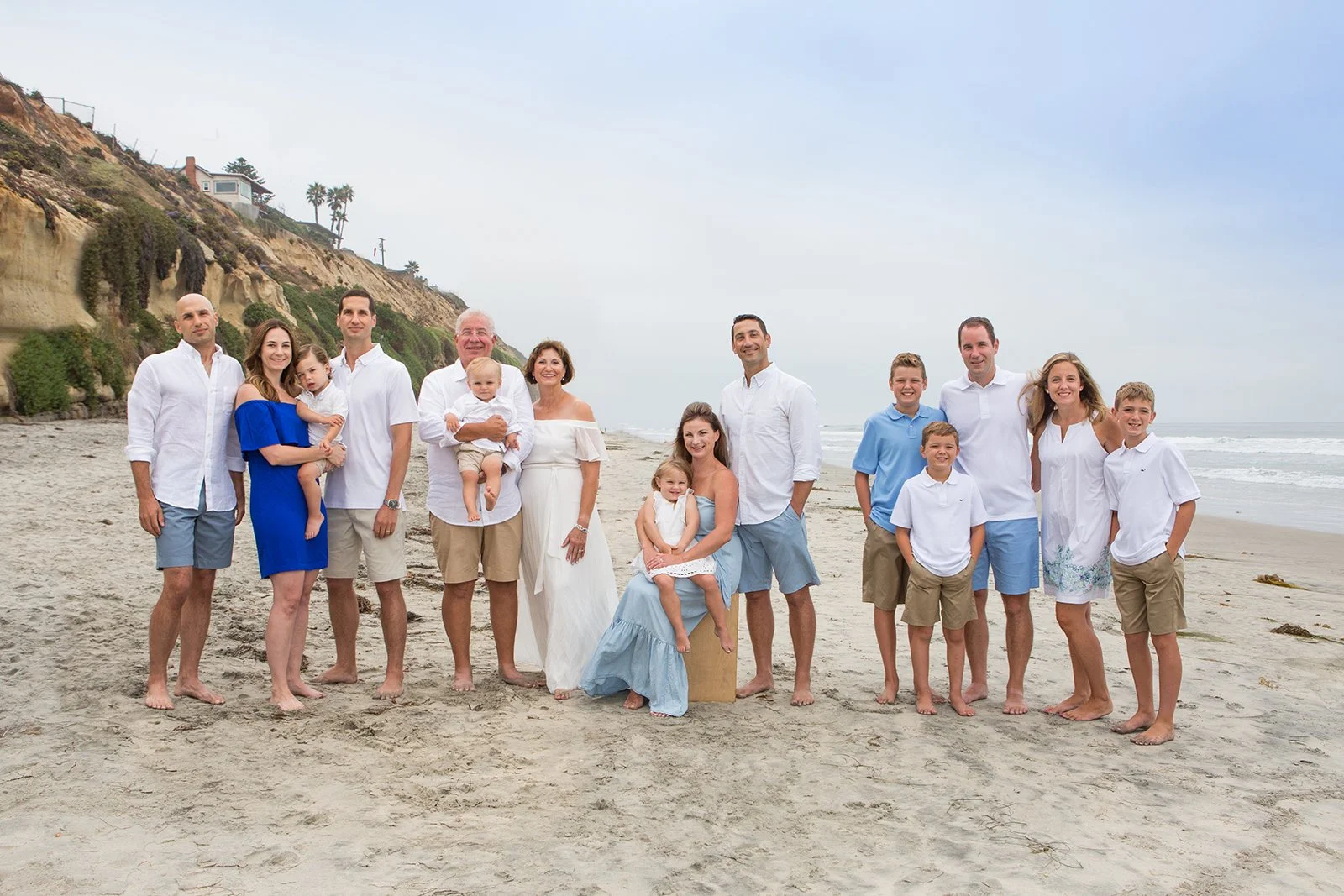 Family photos on the beach in Encinitas | Cameron Family