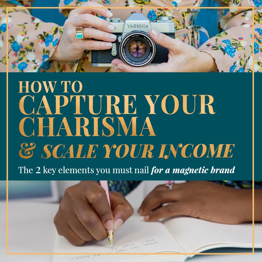 Workshop: How to Capture Your Charisma and Scale Your Income