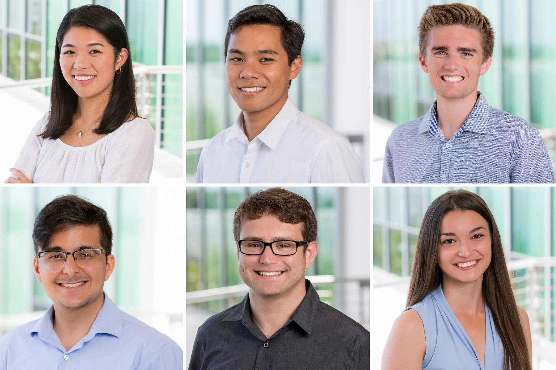 Headshots for Viasat interns