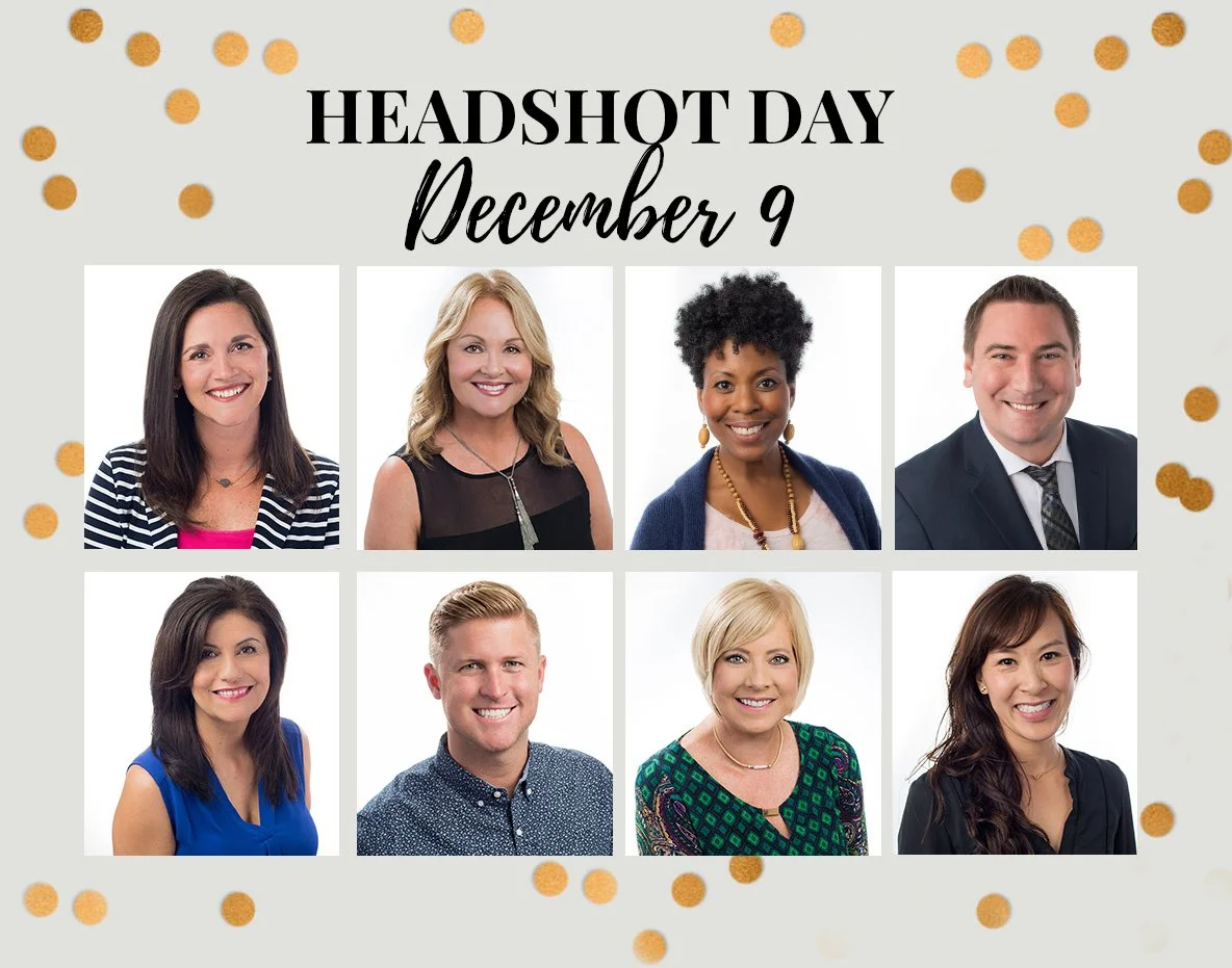 Headshot Day December 9