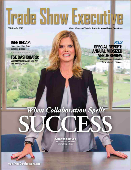 Tradeshow Executive Magazine photoshoot with Karalynn Sprouse