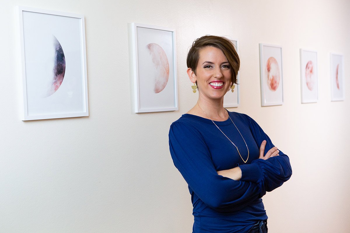Personal branding photos for Dr. Merritt Jones who helps women