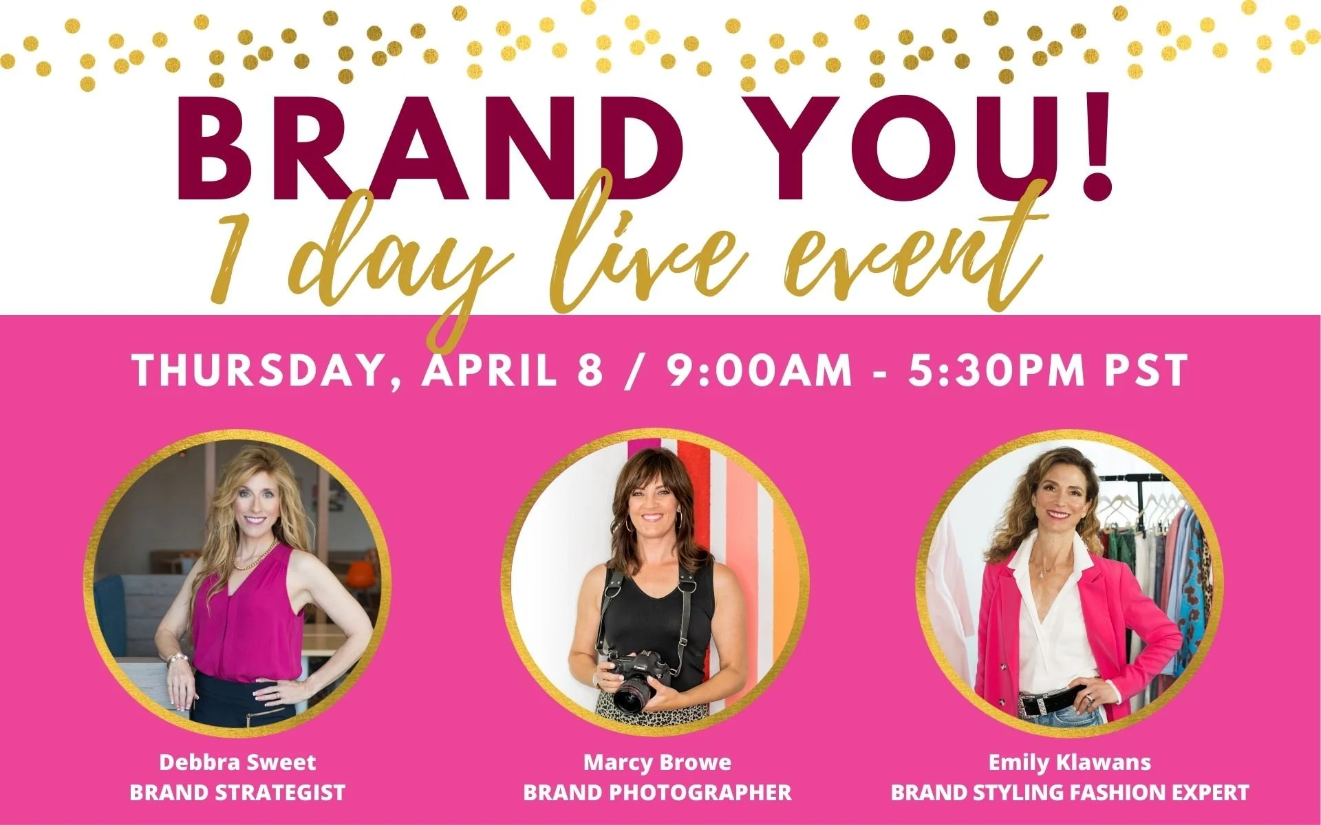 BRAND YOU  1 day live event