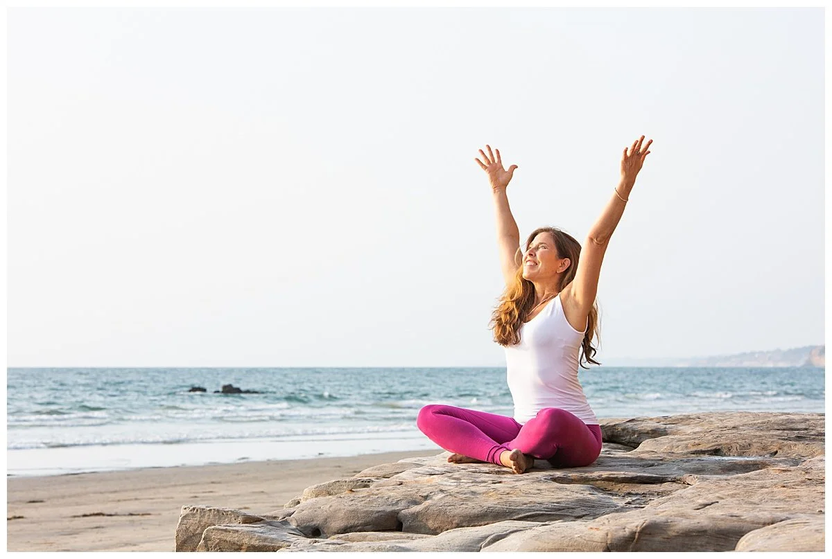 Branding photos for yogi course creator