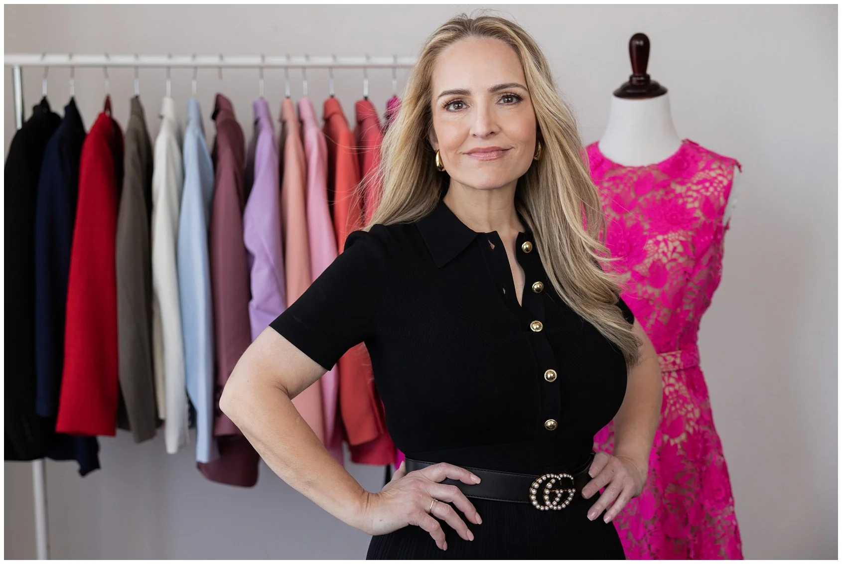 Brand photos for San Diego wardrobe stylist, Cynthia Kennedy