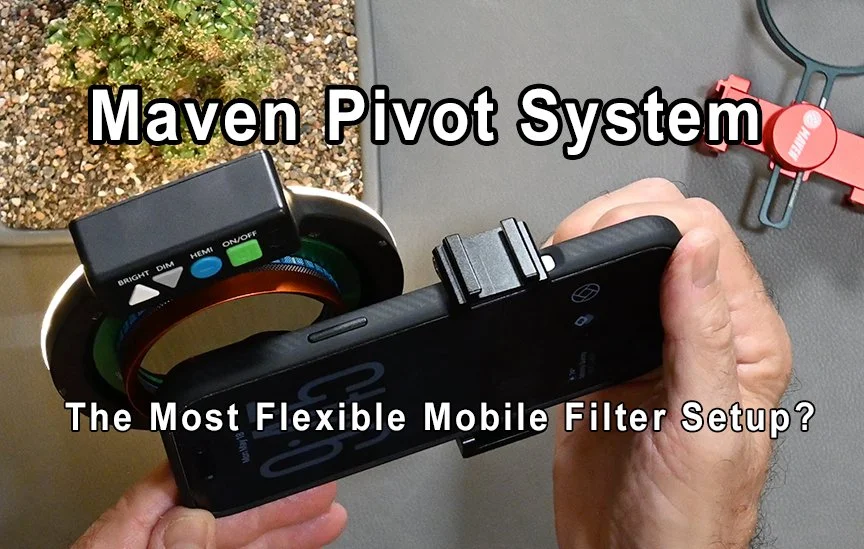 Turn your phone into a modular creative system with the Maven Pivot Filter System