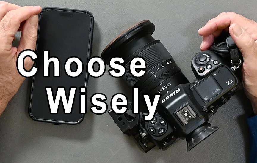iPhone vs Mirrorless
