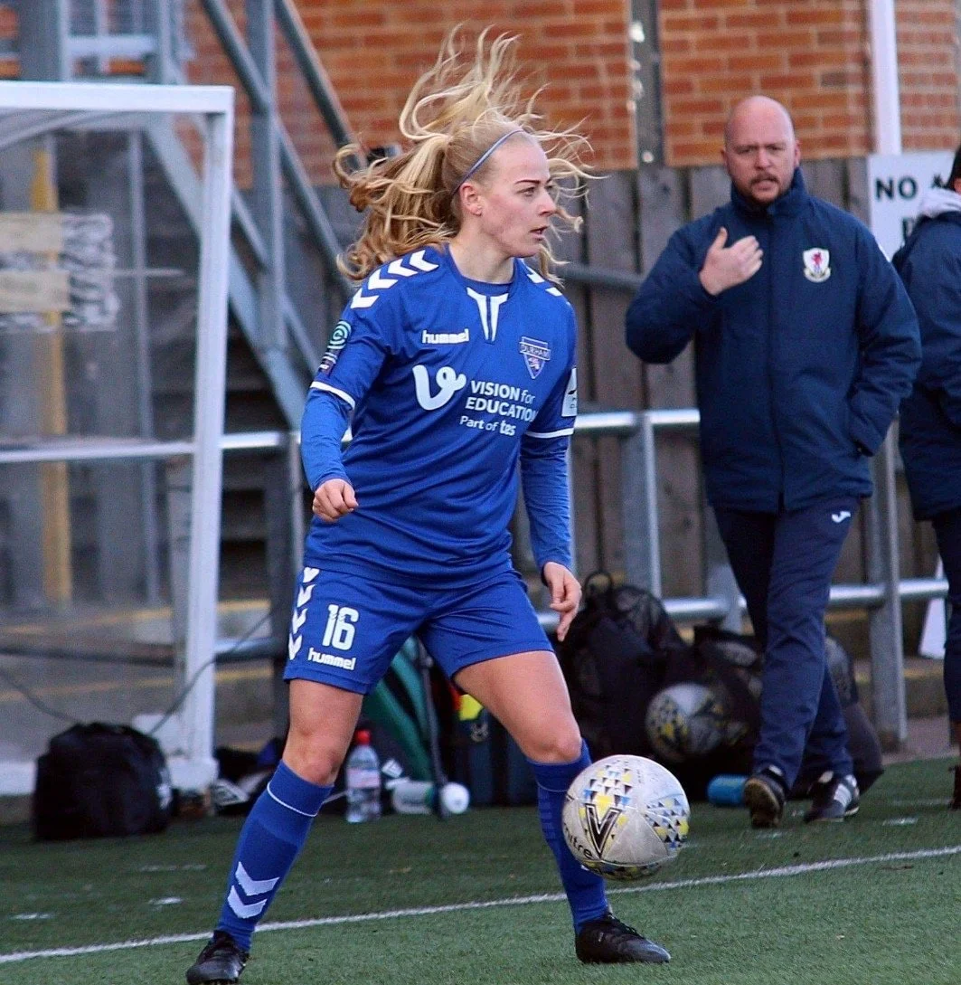 James Thomas Coaching Cardiff City Ladies vs Durham Ladies, FA Cup 2018
