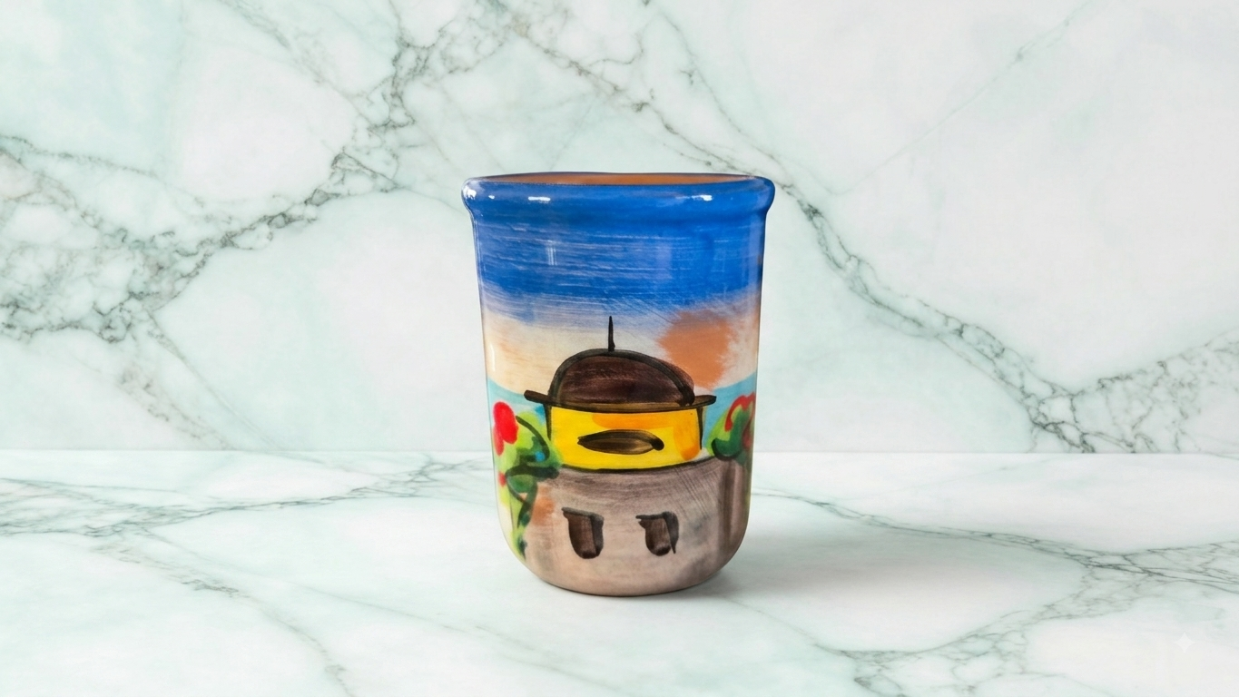 Vietri Hand-Painted Italian Collectible Pot