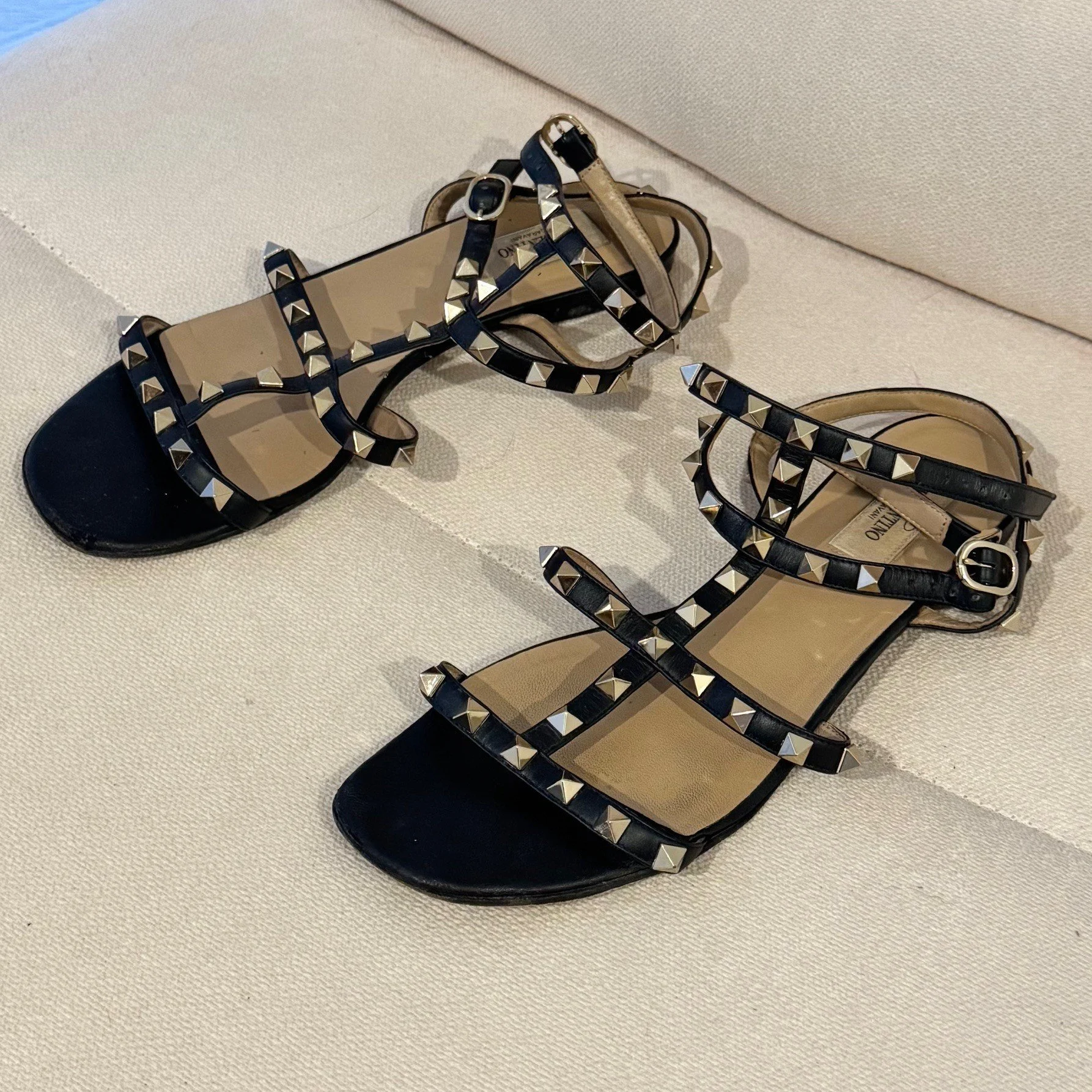 Valentino Garavani Rockstud Leather Sandals
