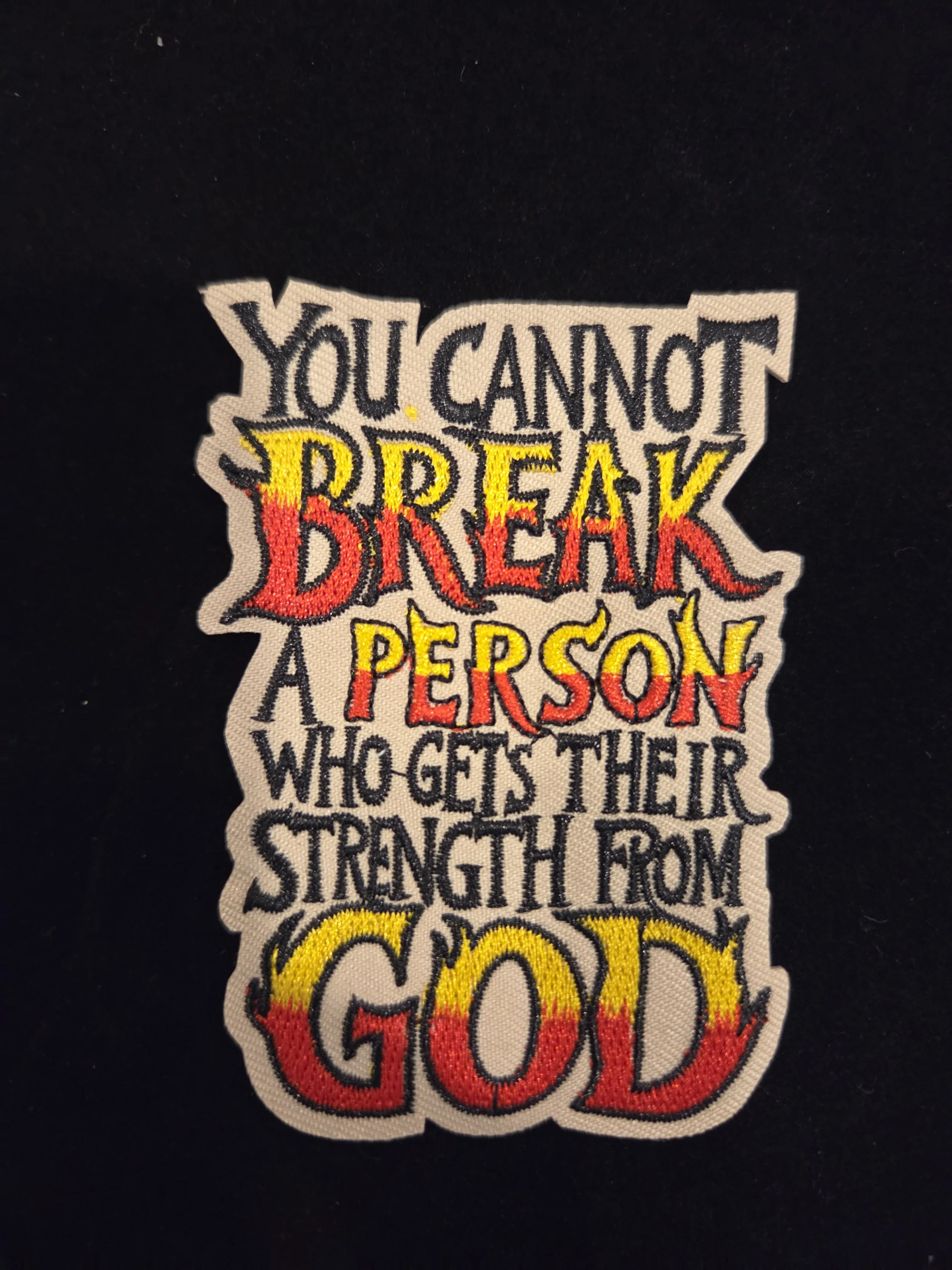 You Cannot Break a Person