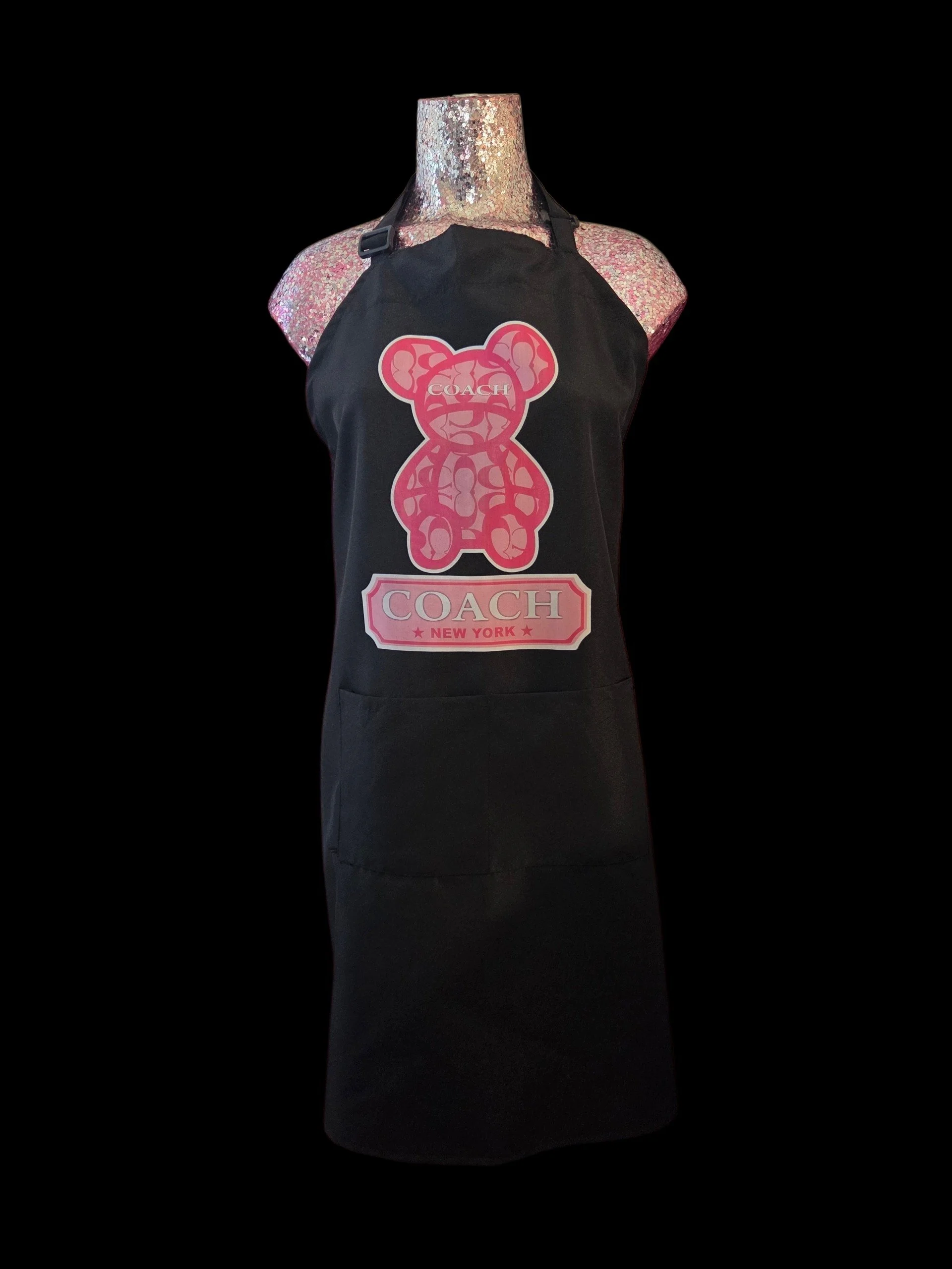Pink Bear Custom Inspired Aprons