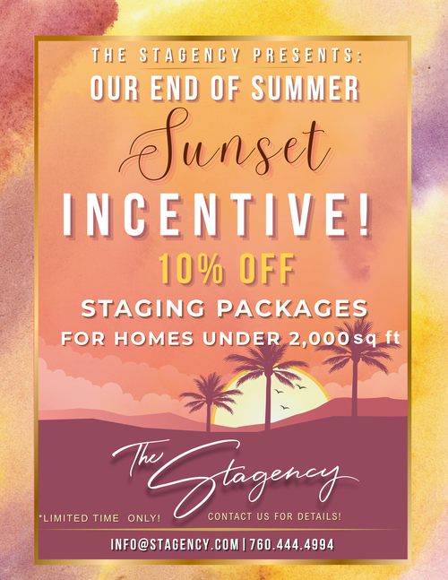 End of summer promotion flier