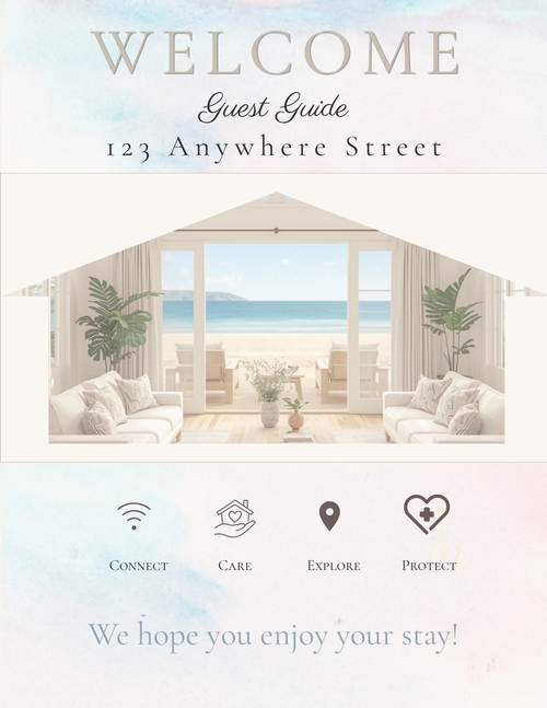 Guest guide cover — welcome