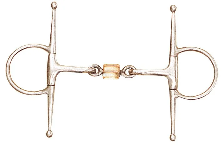Centaur® Stainless Steel Full Cheek Bit with Copper Mouth