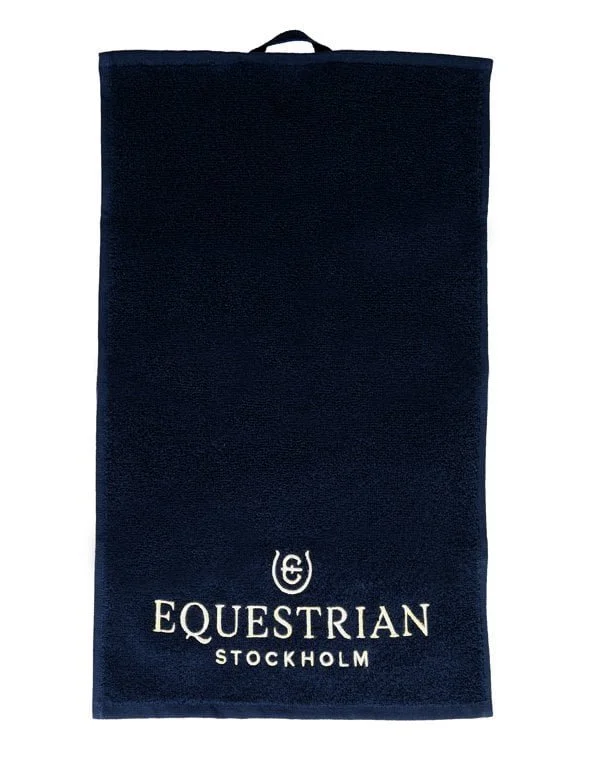Equestrian Stockholm Navy Towel