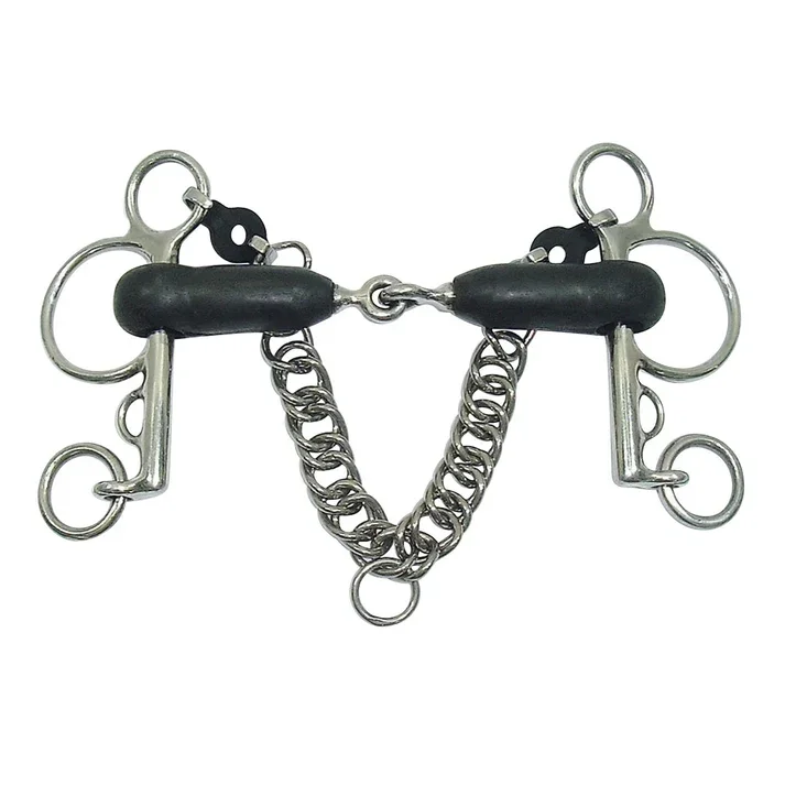 Metalab Magic Jointed Rubber Mouth Pelham