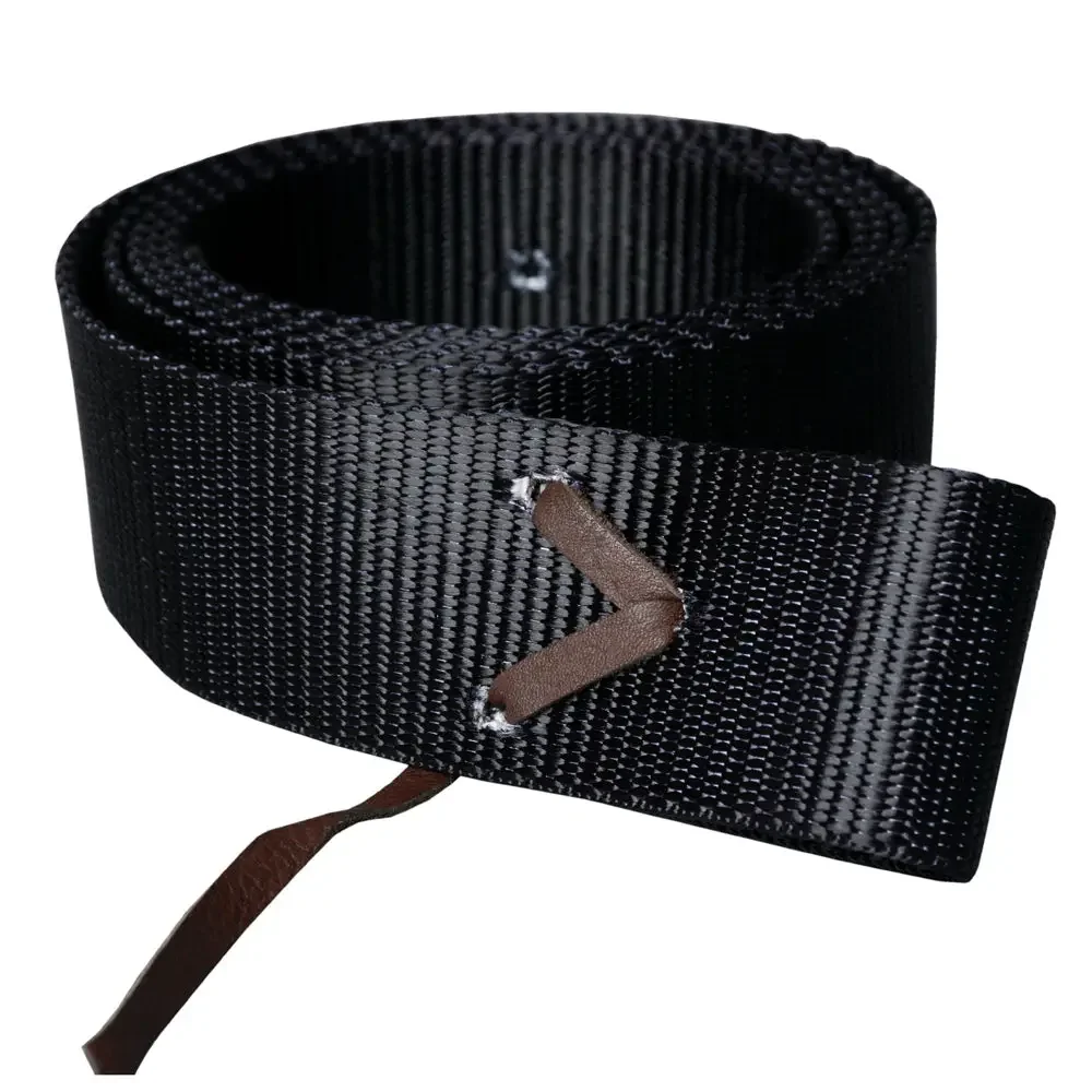 Black 6 Feet Nylon Tie Strap | Horse Cinch Western Saddle Durable Adjustable