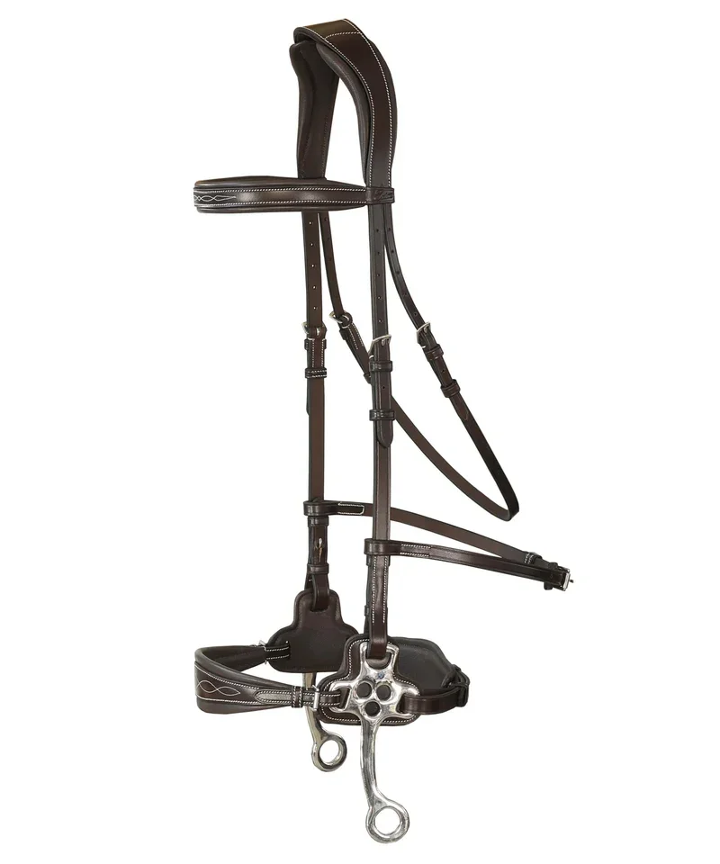 ExionPro Full Nova Hackamore Bridle with Reins