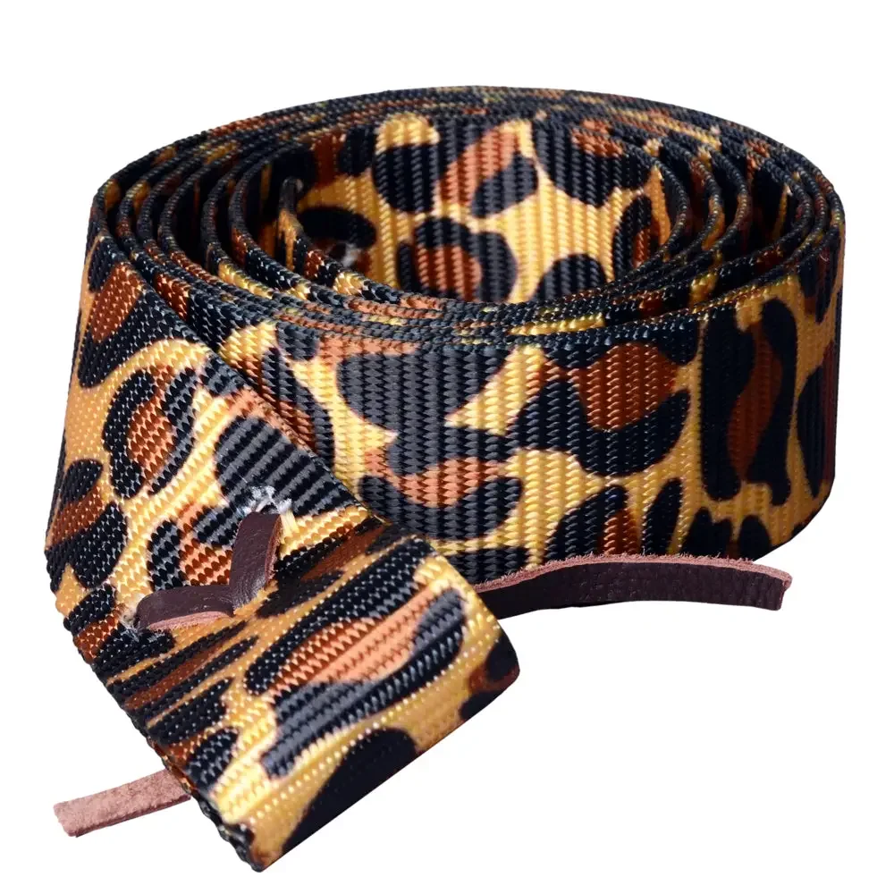 Cheetah 6 Feet Nylon Tie Strap | Horse Cinch Western Saddle Durable