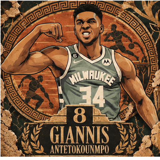 8. Giannis Antetokounmpo