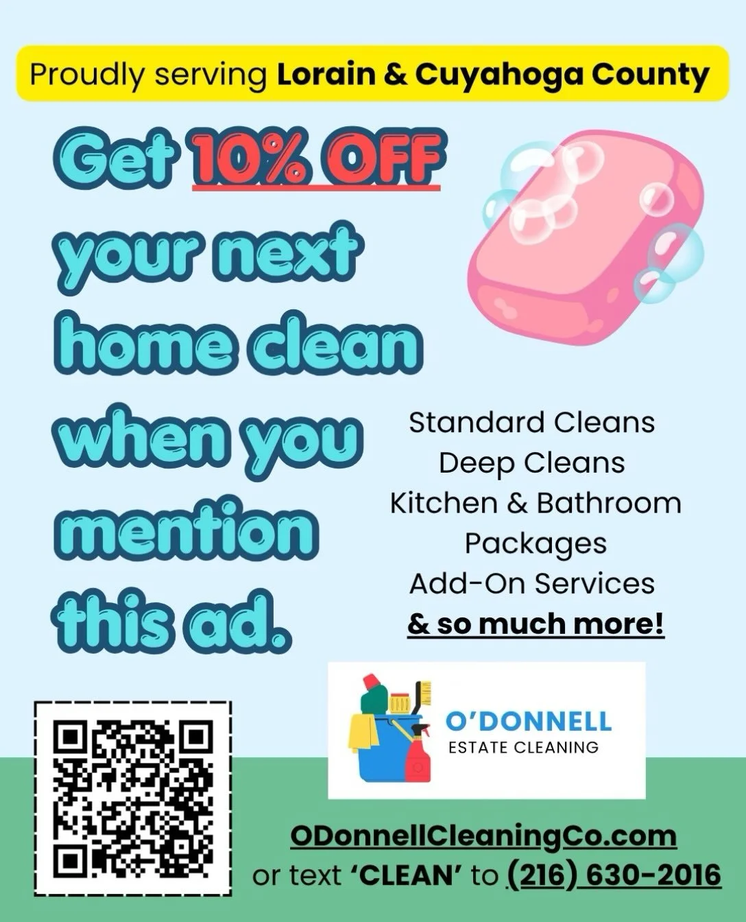 Your home deserves more than a quick once-over. 🧼

I take the time to notice the little things &mdash; the buildup around fixtures, dusty baseboards, grimy corners and those areas that are easy to overlook during a busy week.

Whether you need a rou