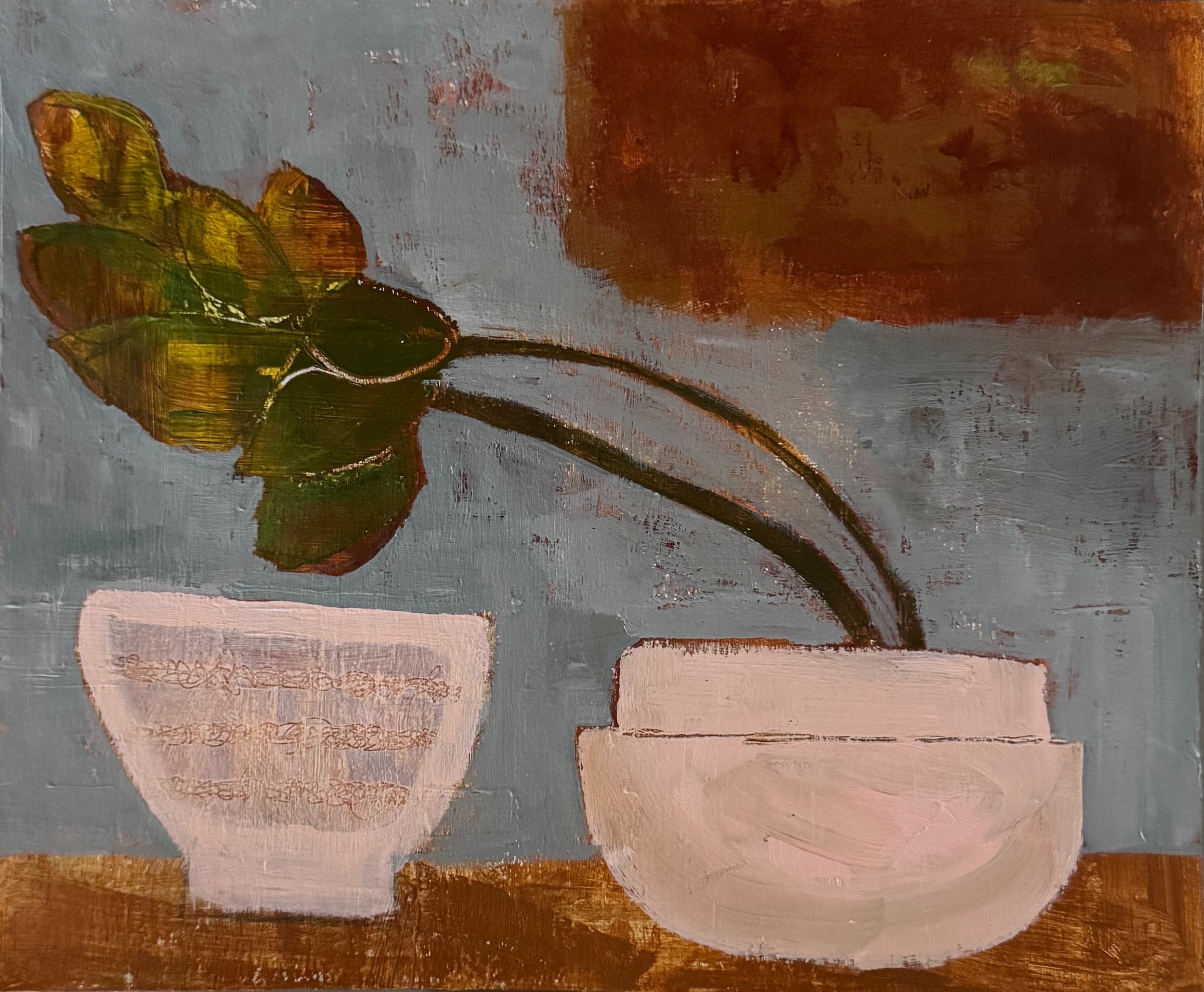 Two Pink Pots
