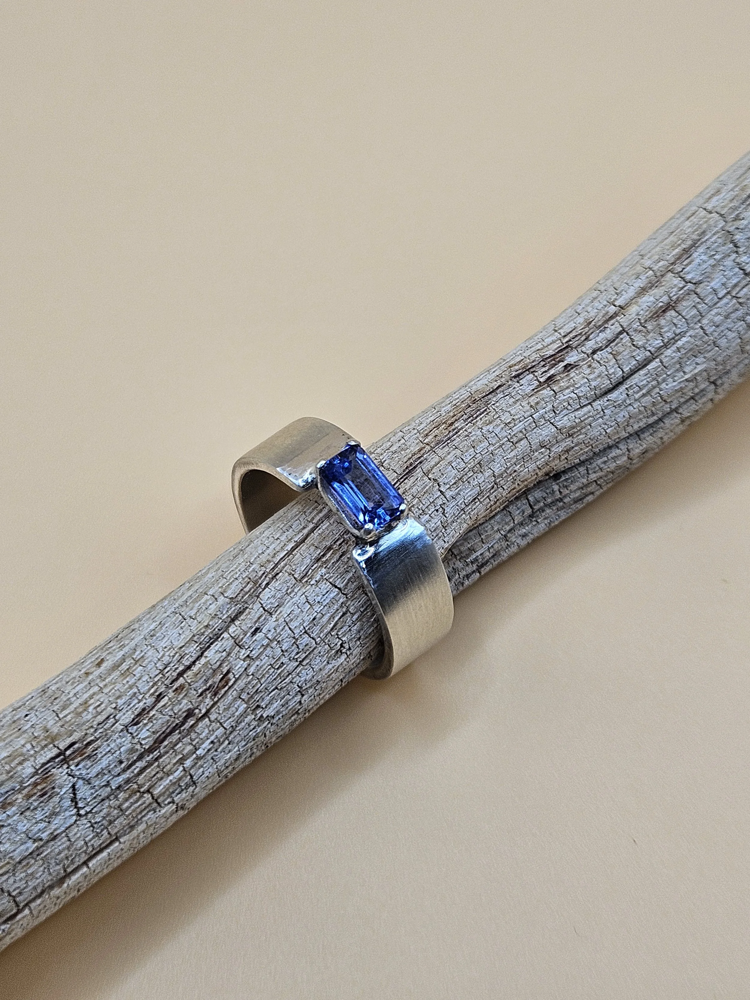 "Empowered Intuition" Tanzanite Band Ring