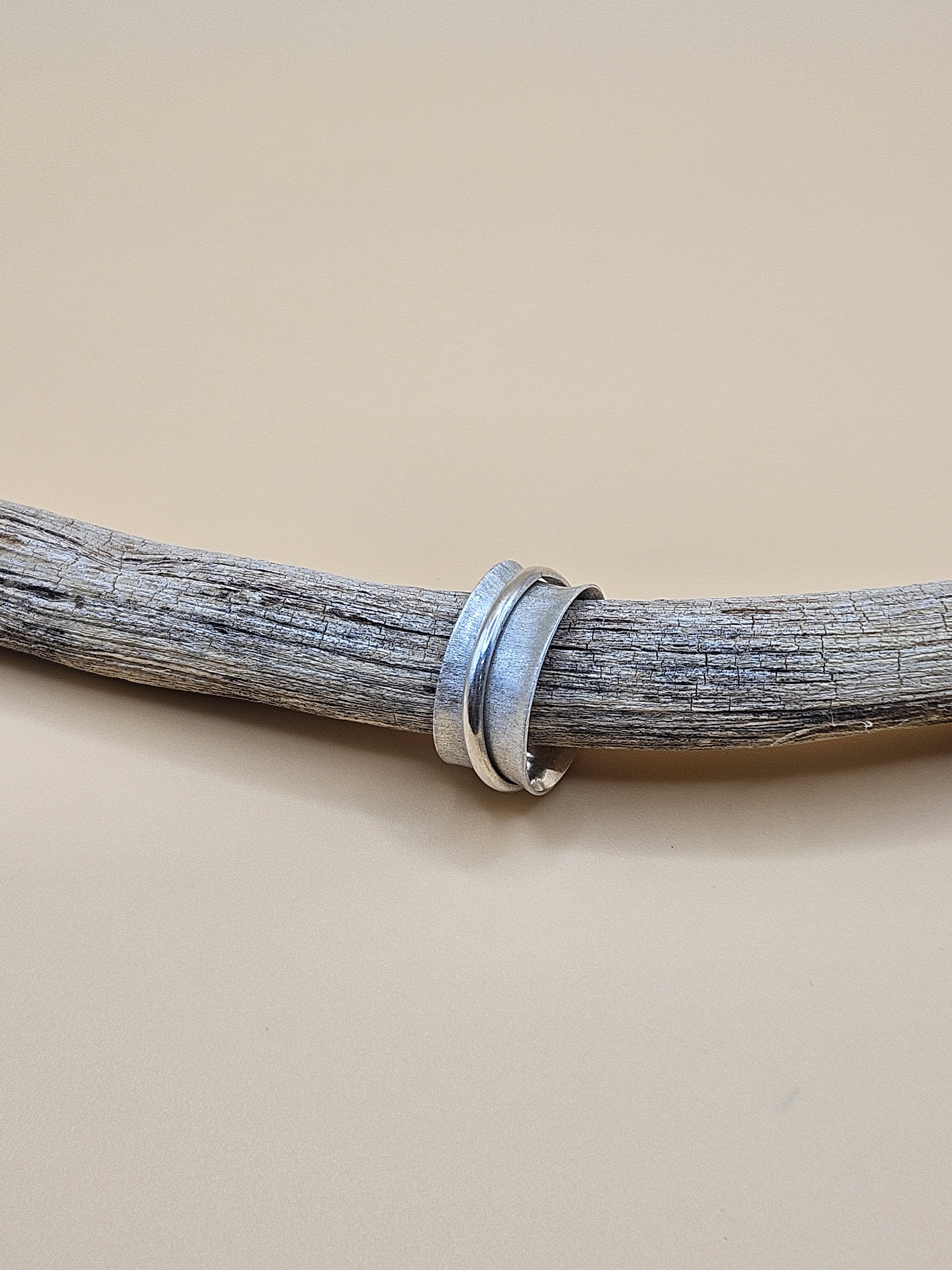 "Serene Spinner" Sterling Silver Ring