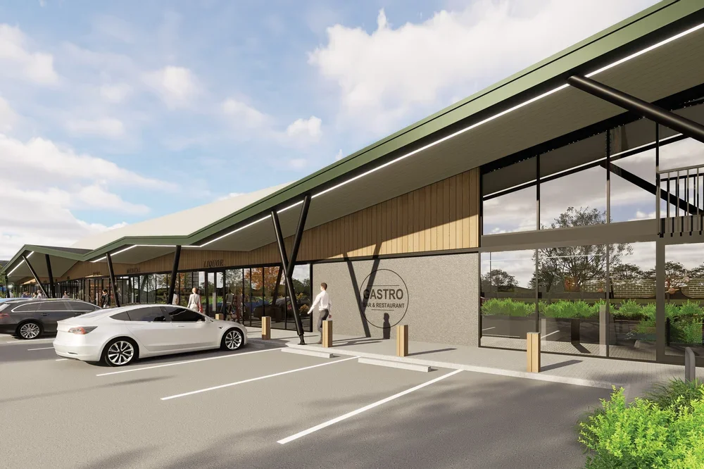 A growing retail hub