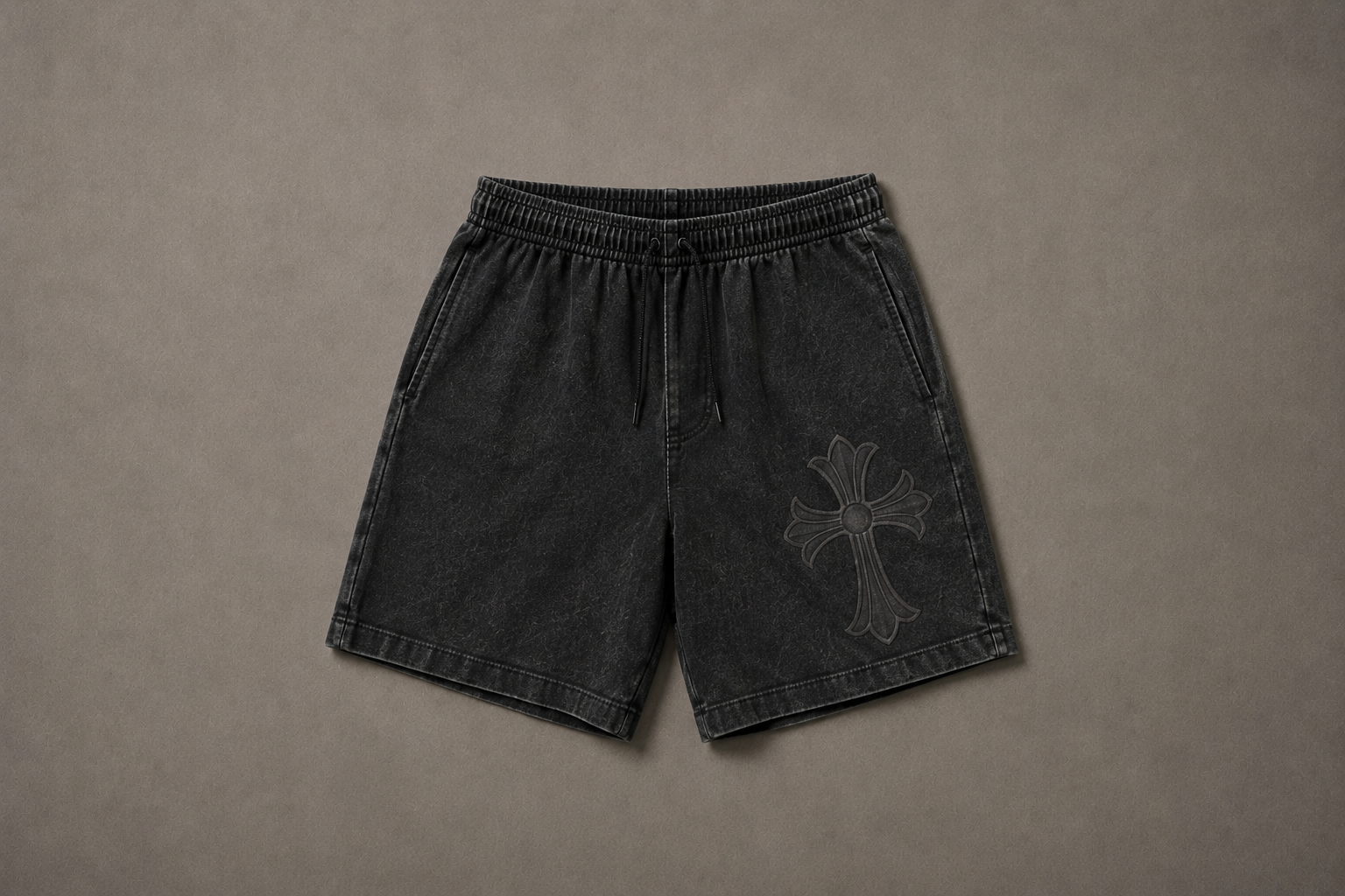 Washed Midnight Cross Shorts