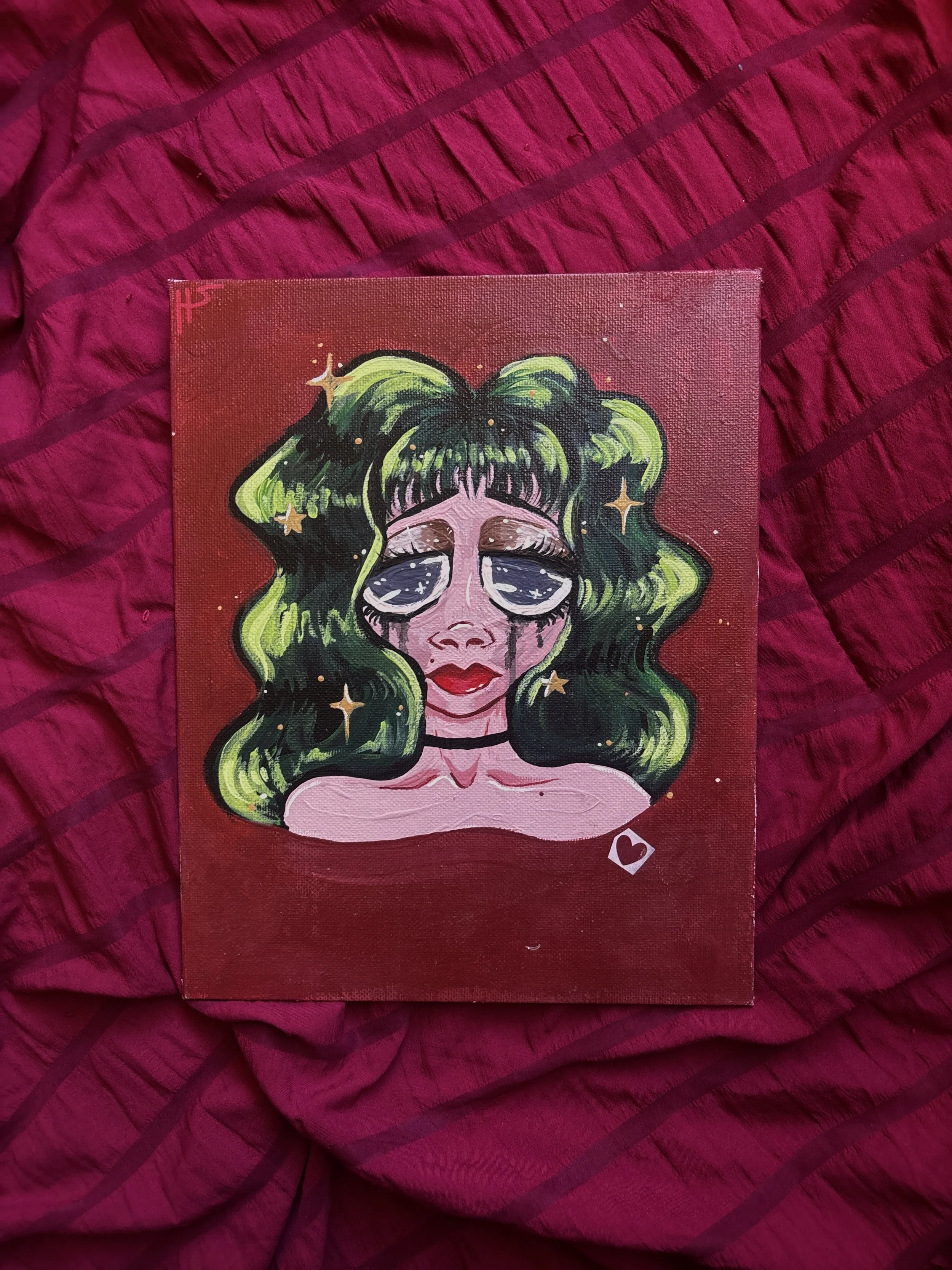 RHEA, 2024. Acrylic on canvas. 